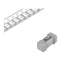 Siguranță Întârziere 750mA 125V SMD