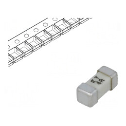 Siguranță Întârziere 4A 125VAC 125VDC SMD | Electronic-mag.ro | Componente Electronice