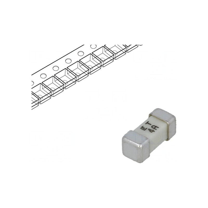 Siguranță Întârziere 4A 125VAC 125VDC SMD | Electronic-mag.ro | Componente Electronice