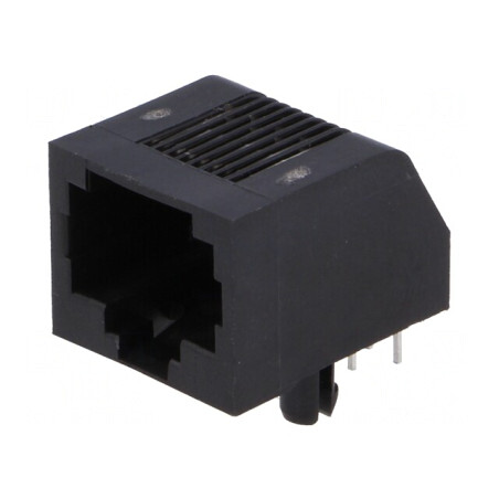 Soclu RJ45 8P8C pentru PCB THT | Electronic-mag.ro | Componente Electronice