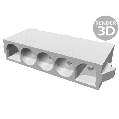 Soclu cablu-placă Universal MATE-N-LOK 6,35mm 5 pini | Electronic-mag.ro | Componente Electronice