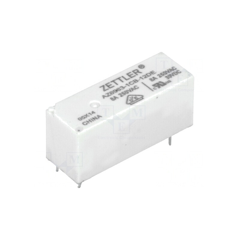 Releu Electromagnetic 12VDC 8A PCB | Electronic-mag.ro | Componente Electronice