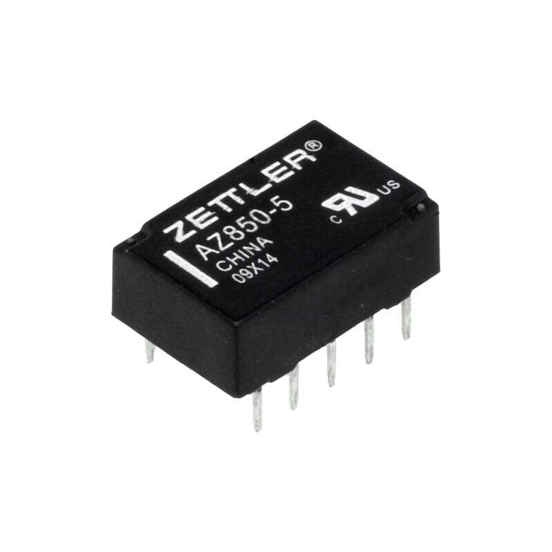 Releu Electromagnetic DPDT 5VDC 1A PCB | Electronic-mag.ro | Componente Electronice