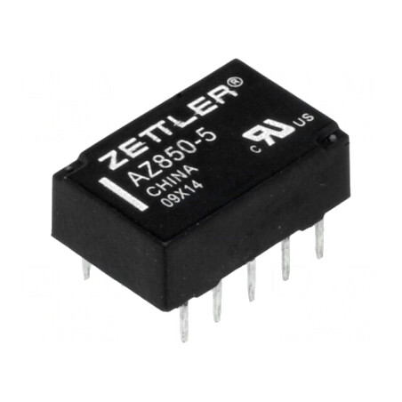 Releu Electromagnetic DPDT 5VDC 1A PCB | Electronic-mag.ro | Componente Electronice