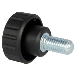 Buton de reglare poliamidă M8 25mm | Electronic-mag.ro | Componente Electronice