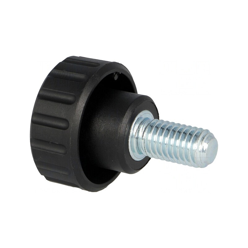 Buton de reglare poliamidă M8 25mm | Electronic-mag.ro | Componente Electronice