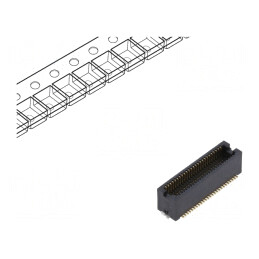 Conector PCB-PCB Tată 50 PIN 0.5mm Aurit SMT