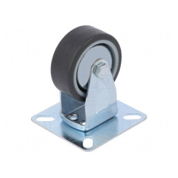 Roată de transport rigidă 50mm 40kg | Electronic-mag.ro | Componente Electronice