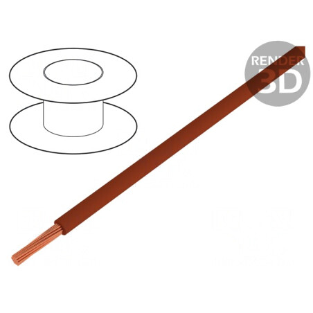 Cablu Electric PVC Maro 2,5mm2 450V-750V | Electronic-mag.ro | Componente Electronice