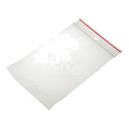 Pungă cu fermoar 120x80mm polietilenă | Electronic-mag.ro | Componente Electronice