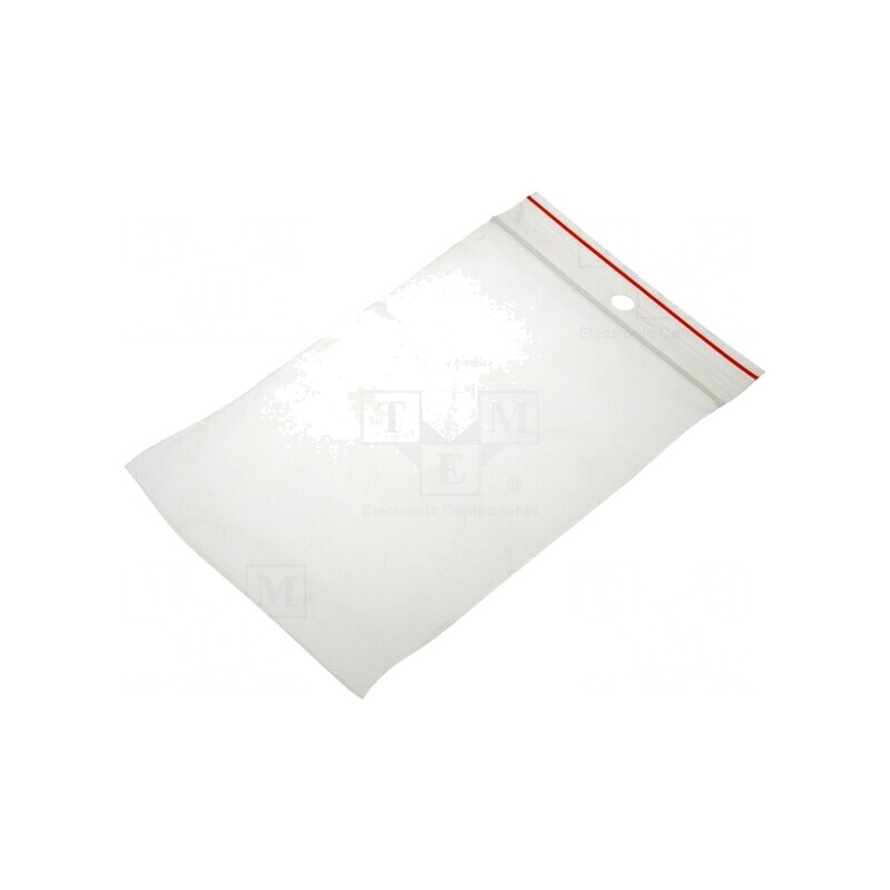 Pungă cu fermoar 120x80mm polietilenă | Electronic-mag.ro | Componente Electronice