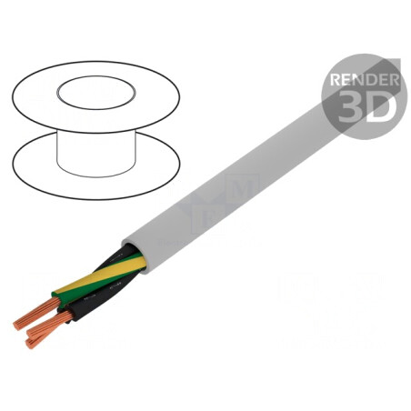 Cablu ÖLFLEX CLASSIC 110 3G1mm2 Gri Neecranat 300V/500V | Electronic-mag.ro | Componente Electronice