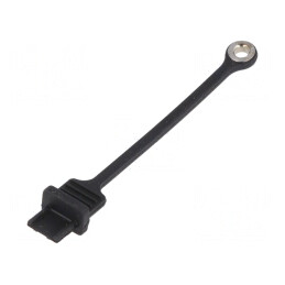 Capac de Protecție USB B Mini Negru | Electronic-mag.ro | Componente Electronice