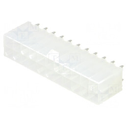 Soclu cablu-placă Mini-Fit Jr 4,2mm 22 PIN THT 9A | Electronic-mag.ro | Componente Electronice