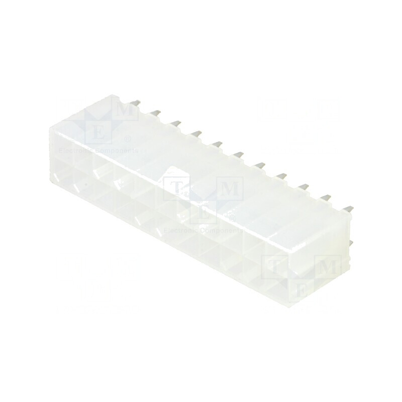 Soclu cablu-placă Mini-Fit Jr 4,2mm 22 PIN THT 9A | Electronic-mag.ro | Componente Electronice