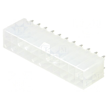 Soclu cablu-placă Mini-Fit Jr 4,2mm 22 PIN THT 9A | Electronic-mag.ro | Componente Electronice