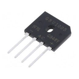 Punte Redresoare Monofazată 600V 10A | Electronic-mag.ro | Componente Electronice
