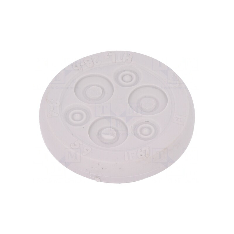 Garnitură Gri Deschis cu Orificii 28mm | Electronic-mag.ro | Componente Electronice