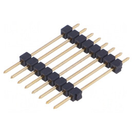 Conector pini 8 pini 2.54mm aurit THT | Electronic-mag.ro | Componente Electronice