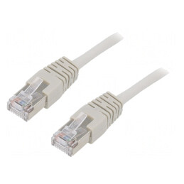 Patch Cord Ethernet F/UTP Cat 5e Gri 2m