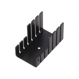 Radiator Extrudat Negru TO220 42.5x25.4x25.2mm | Electronic-mag.ro | Componente Electronice