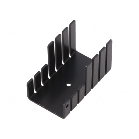 Radiator Extrudat Negru TO220 42.5x25.4x25.2mm | Electronic-mag.ro | Componente Electronice