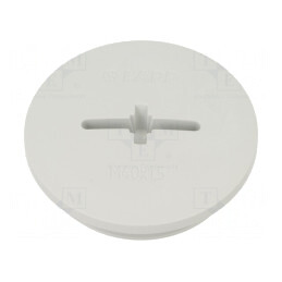 Capac de protecție poliamidă IP68 8mm gri deschis | Electronic-mag.ro | Componente Electronice