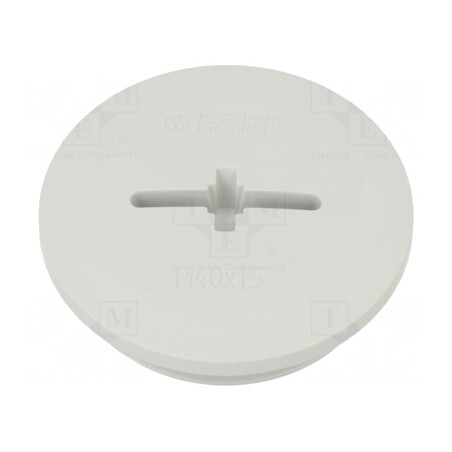 Capac de protecție poliamidă IP68 8mm gri deschis | Electronic-mag.ro | Componente Electronice