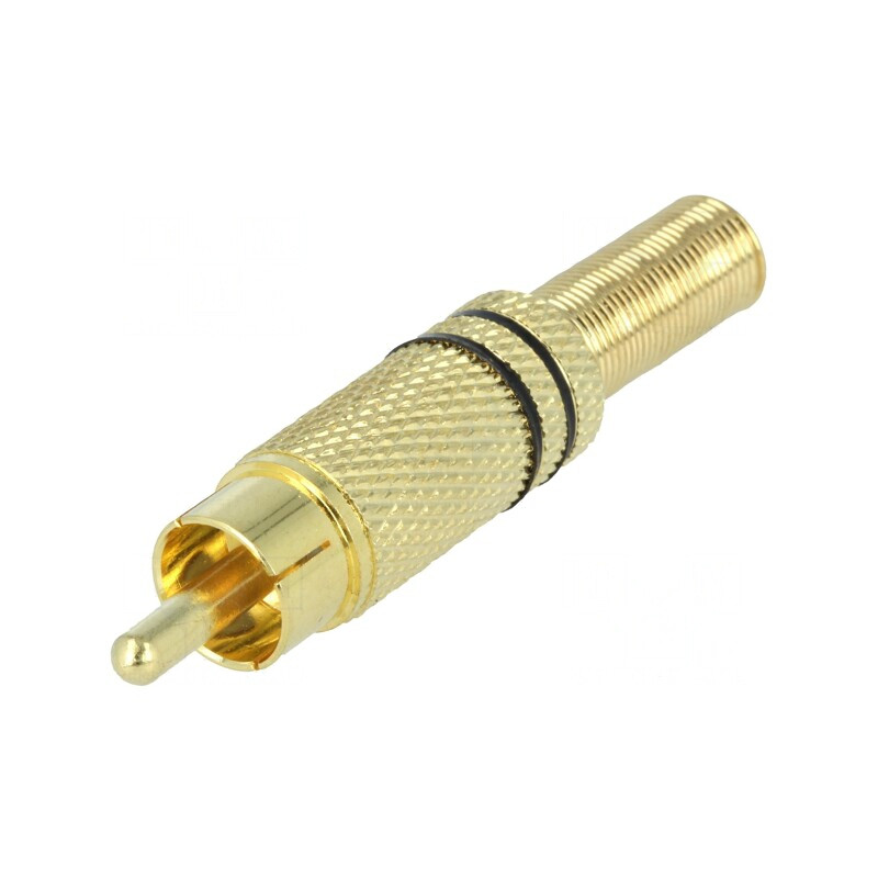 Mufă RCA Tată Aurie 5mm | Electronic-mag.ro | Componente Electronice