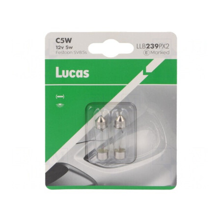 Lampă Auto Transparentă 12V 5W C5W | Electronic-mag.ro | Componente Electronice