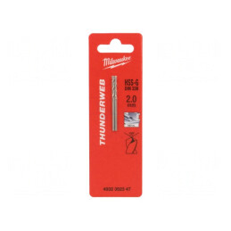 Burghiu Metal 2mm Oțel Rapid HSS-G 2 Buc. | Electronic-mag.ro | Componente Electronice