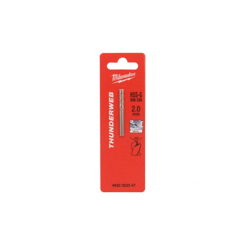Burghiu Metal 2mm Oțel Rapid HSS-G 2 Buc. | Electronic-mag.ro | Componente Electronice