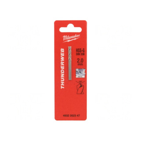 Burghiu Metal 2mm Oțel Rapid HSS-G 2 Buc. | Electronic-mag.ro | Componente Electronice