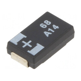 Condensator tantal-polimer 68uF 10V SMD | Electronic-mag.ro | Componente Electronice