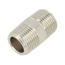 Niplu Alamă Nichelată G 3/8 300°C | Electronic-mag.ro | Componente Electronice