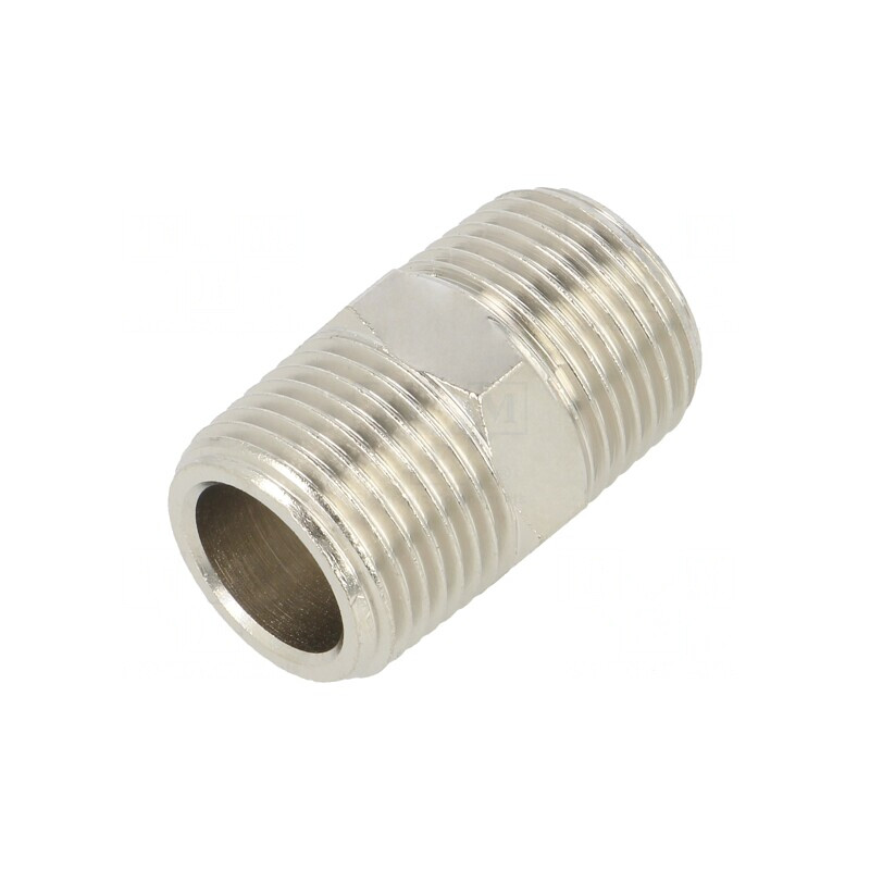 Niplu Alamă Nichelată G 3/8 300°C | Electronic-mag.ro | Componente Electronice