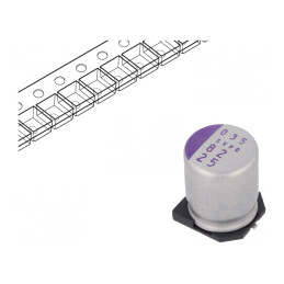 Condensator Polimeric 82uF 25VDC SMD | Electronic-mag.ro | Componente Electronice