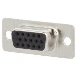 Conector D-Sub 15 Pin Mamă Lipire Gold | Electronic-mag.ro | Componente Electronice