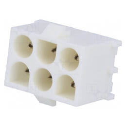 Soclu cablu-placă Universal MATE-N-LOK 6,35mm 6 pini | Electronic-mag.ro | Componente Electronice