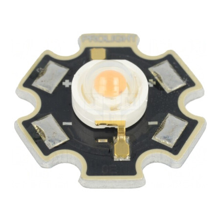 LED Putere Roz 1W 350mA 130° | Electronic-mag.ro | Componente Electronice