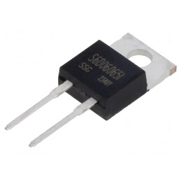 Diodă Redresoare Schottky SiC 650V 6A 88W TO220ISO | Electronic-mag.ro | Componente Electronice