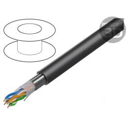 Cablu F/UTP Cat6 Exterior 23AWG | Electronic-mag.ro | Componente Electronice