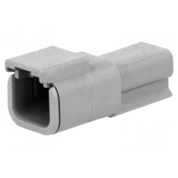 Conector cablu-cablu DTM 2 pini gri IP68 | Electronic-mag.ro | Componente Electronice