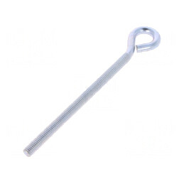 Cârlig inelar oțel zincat 160mm | Electronic-mag.ro | Componente Electronice