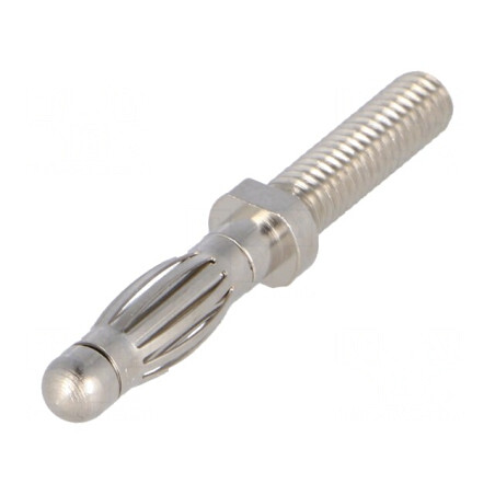Mufă Banană 4mm 32A Nichelată M4 | Electronic-mag.ro | Componente Electronice