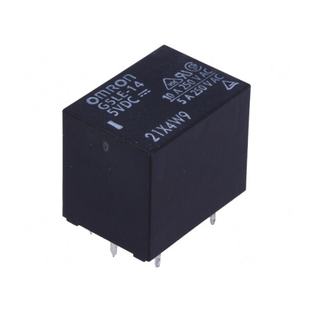 Releu Electromagnetic SPDT 5VDC 10A | Electronic-mag.ro | Componente Electronice