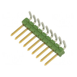 Şir Pini AMPMODU MOD II 9-Pin 90° Tată | Electronic-mag.ro | Componente Electronice
