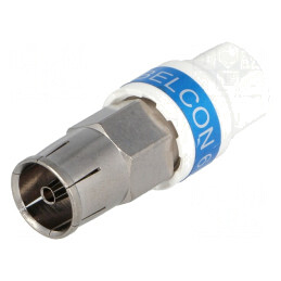 Mufă; coaxial 9,5mm (IEC 169-2); pe cablu