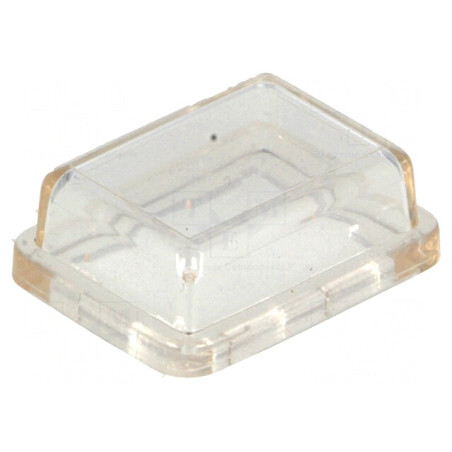 Capac Transparent 15x21mm pentru Accesorii | Electronic-mag.ro | Componente Electronice