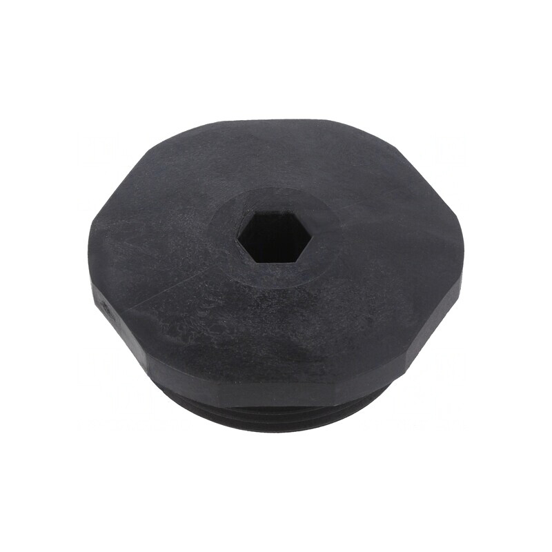 Capac de protecție negru PG29 IP54 poliamidă | Electronic-mag.ro | Componente Electronice
